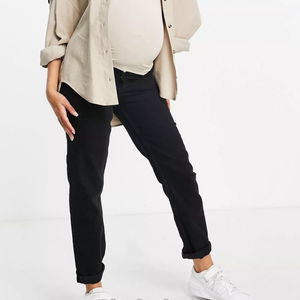 Maternity Black Jeans - Comfortable Everyday Stretch Pants